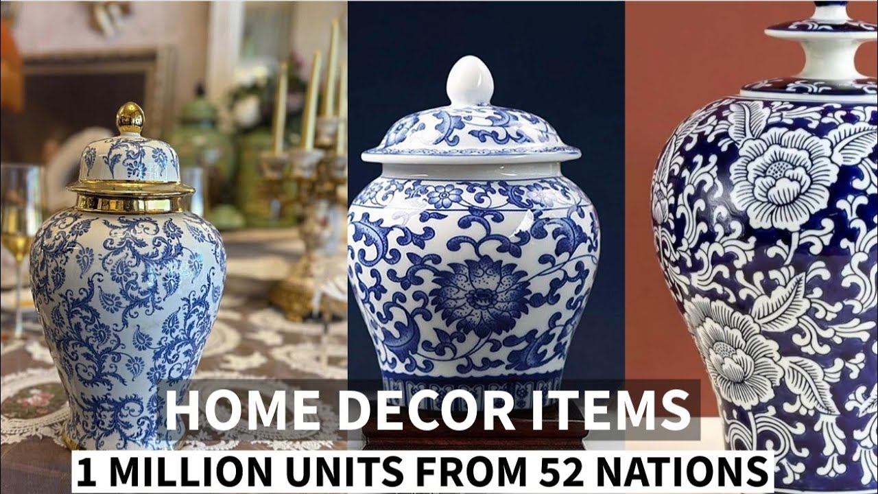 Gorgeous Home Decor Units | Flowers, Vase, Lamps, Wall Lights, Ginger Jars & Furniture |JAMAICA GIFT