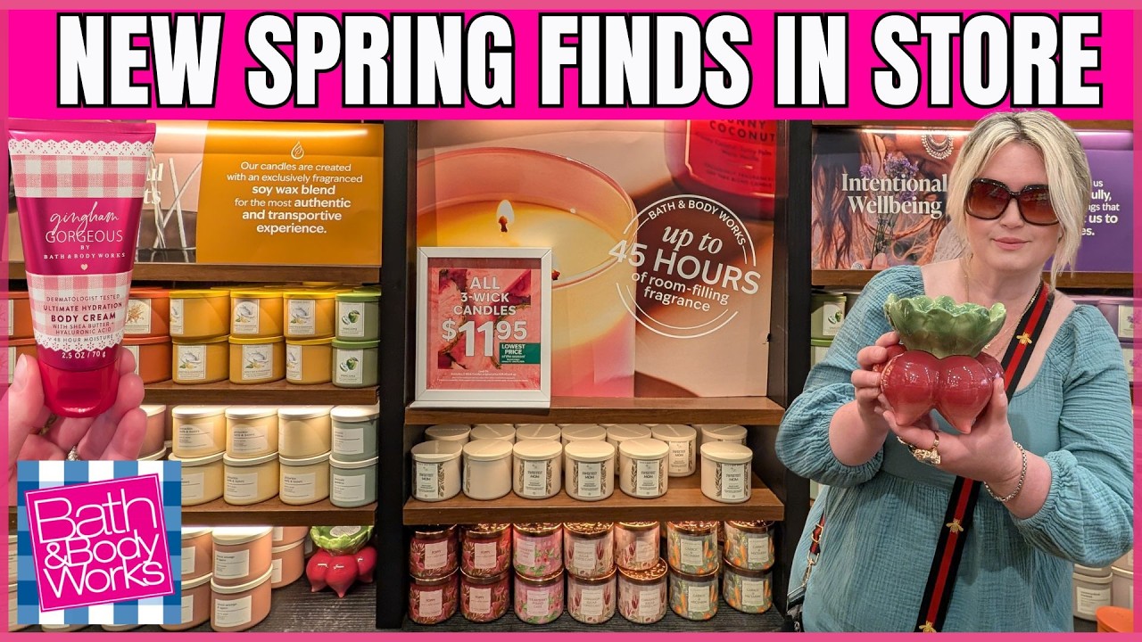 Новая весенняя коллекция Bath & Body Works | Новый подсвечник с ароматом редиса и многое другое #...