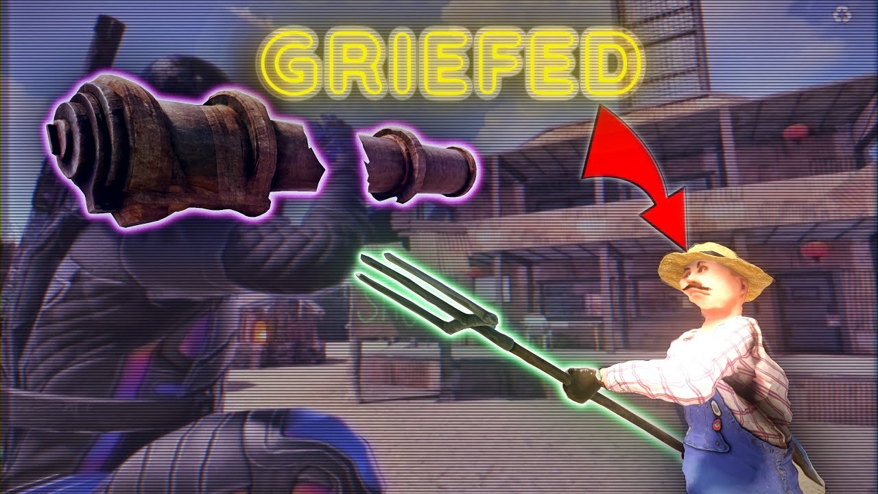 Griefing a PvE Server in Rust! (Admins Called)