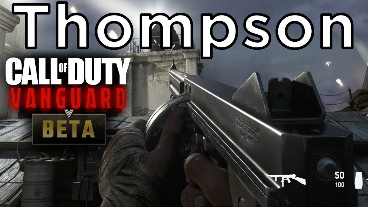 M1A1 Thompson (M1928) Gameplay | Call of Duty Vanguard Beta (PS5)