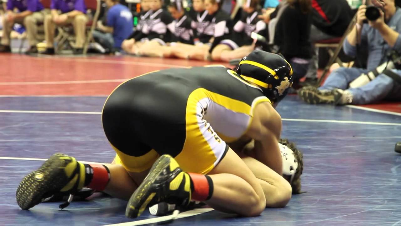 Megan Black wins first match at State Wrestling Tournament