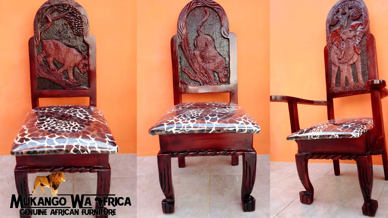 12 Minutes of Pure African Hand Carved Furniture made of Recycled wood