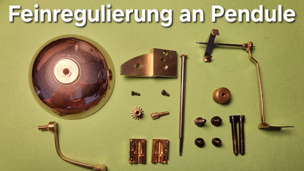 Werkstattvideo - Die Feinregulierung an einer Pendule