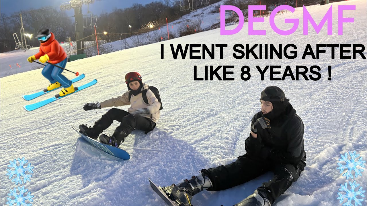 GOING SKIING AFTER MORE THEN 8 YEARS 🪽⛷️ | DEGMF 