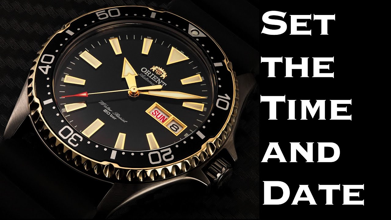 Quick Guide: Setting Time & Date on Orient Kamasu Watch