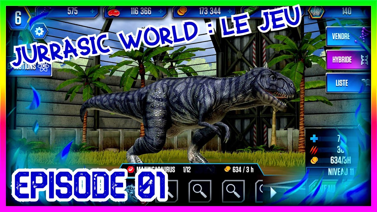 JURRASIC WORLD : LE JEU #01 - le Majungasaurus !!!! #fr