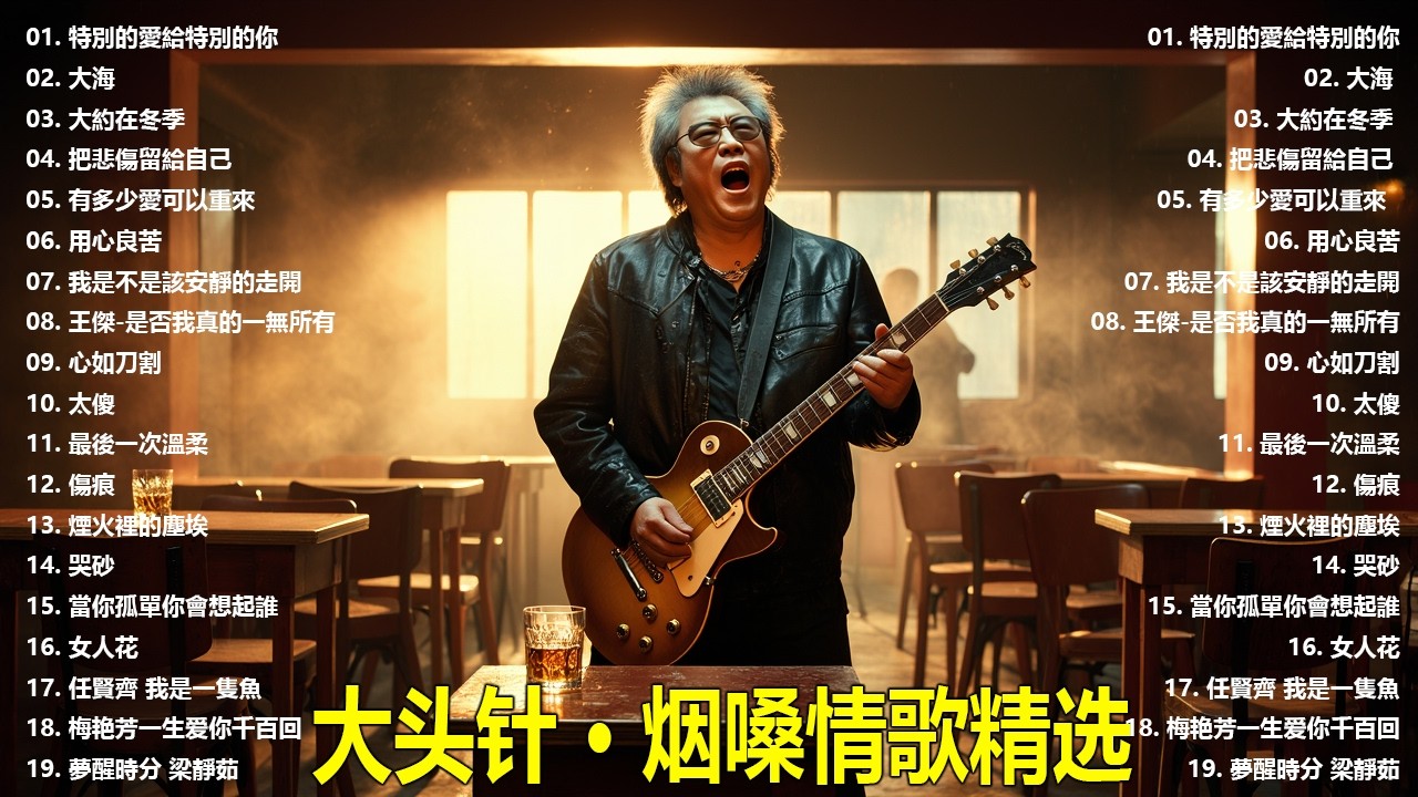 大頭針【大头针 · 烟嗓情歌精选】 💔 那些年听哭过的歌｜烟嗓情歌精选翻唱🔥#特別的愛給特別的你#大海#大約在冬季#把悲傷留給自己#有多少愛可以重來#用心良苦#我是不是該安靜的走開