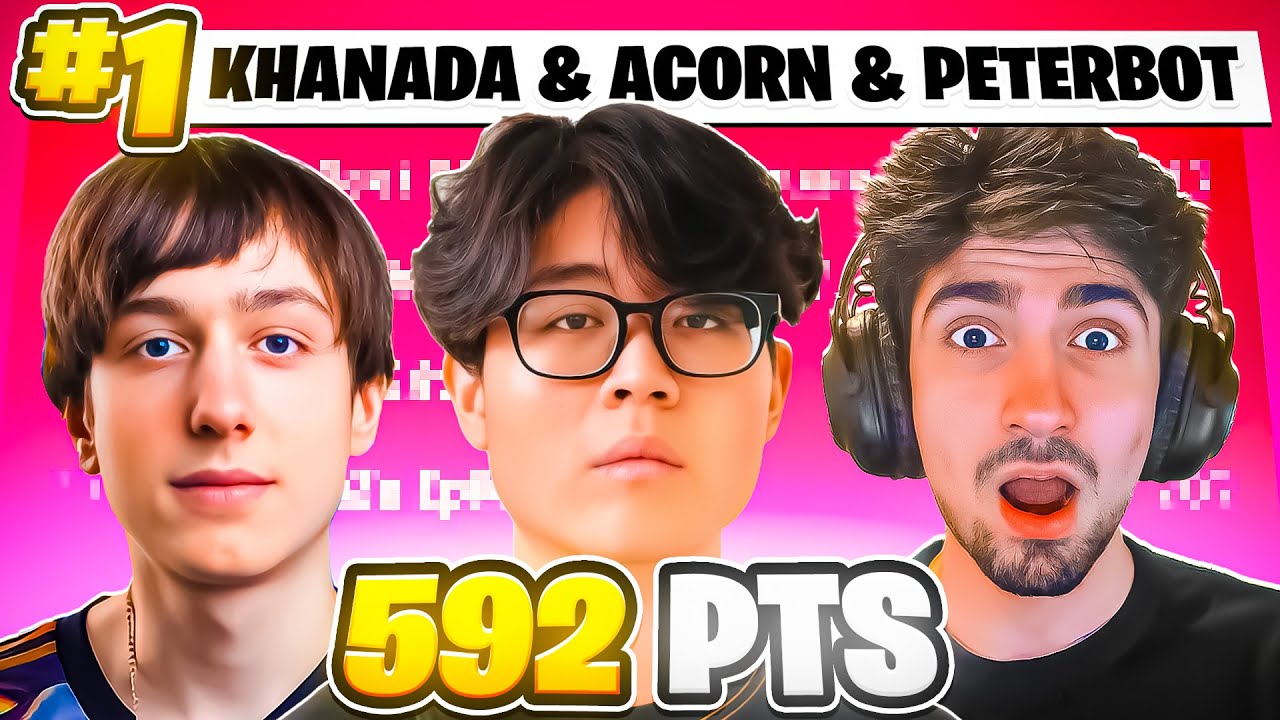 1ST PLACE TRIO CASH CUP With Peterbot & Acorn - 592 POINTS 🏆