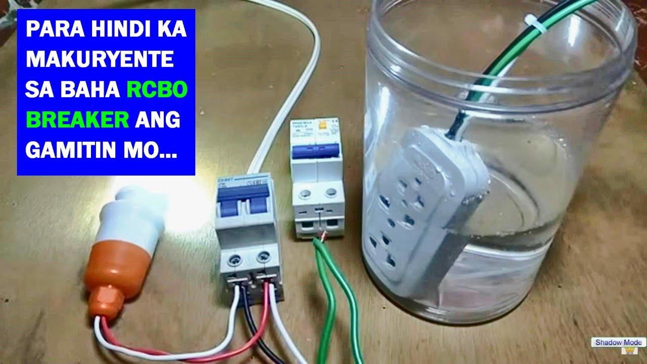 PAANO GAMITIN ANG RCBO KUNG SAKALING MAY BAHA SA BAHAY