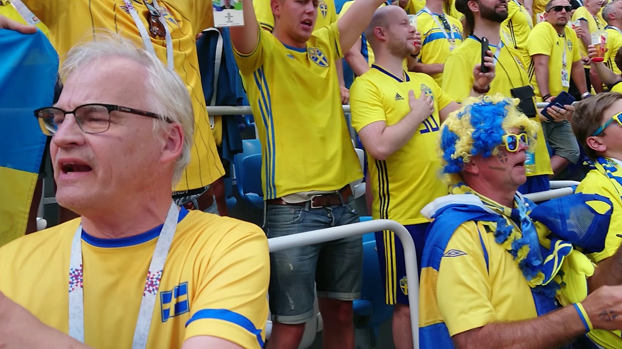 Nationalsången Sverige-Sydkorea