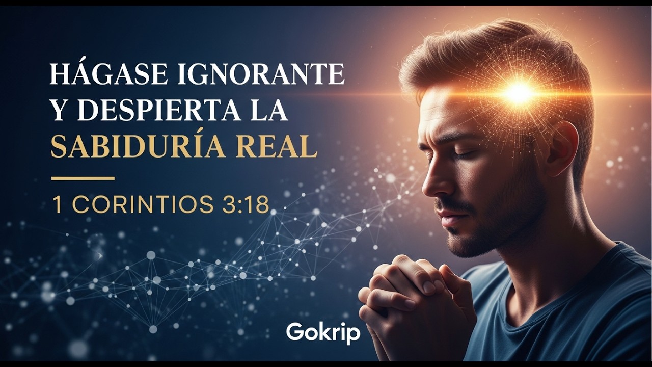 Hágase ignorante y despierta la sabiduría real 1 Corintios 3:18