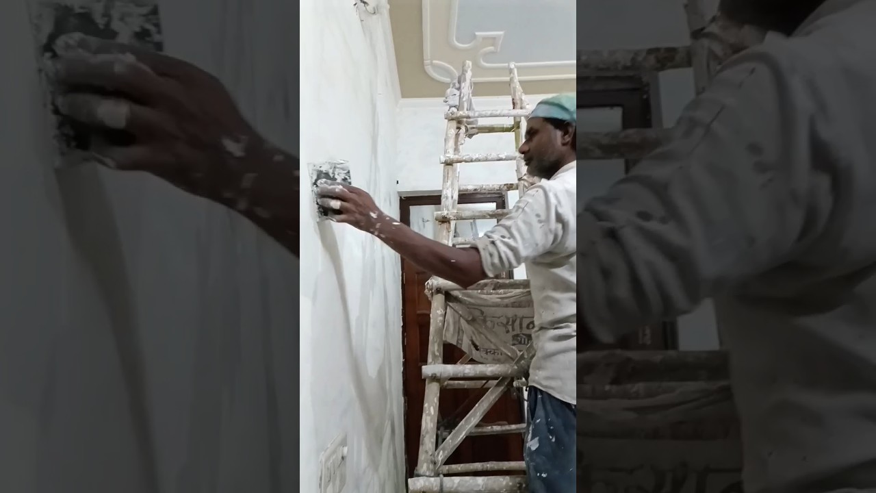 JK wall putty wall apply 