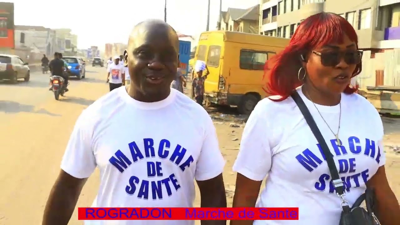 SURPRISE MICHO N'A CÉLÉ KIBINDA N'A MARCHE DE SANTÉ Y'A ESPACE ROGRADON TV 