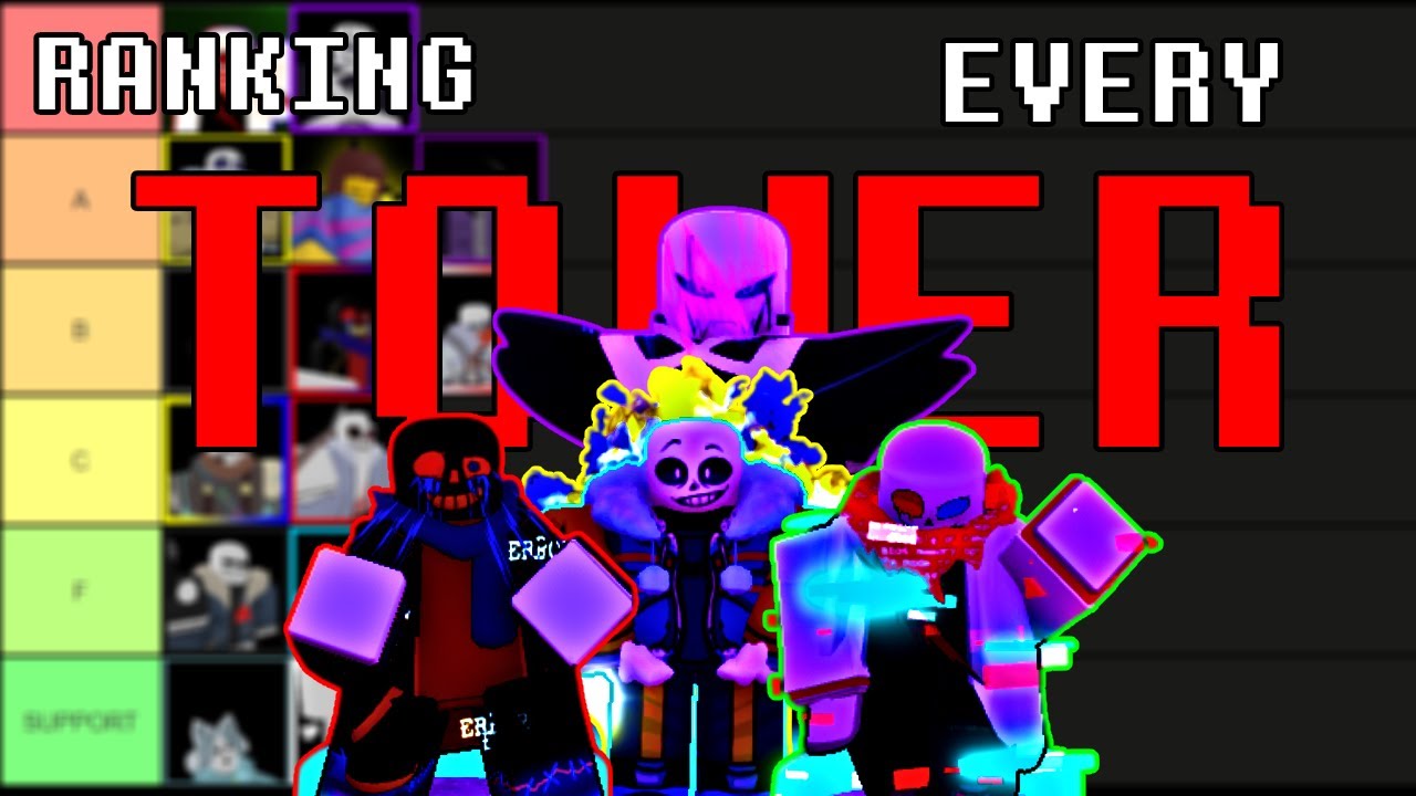 РЕЙТИНГ КАЖДОЙ БАШНИ В ИГРЕ! | Undertale Timeline: Corruption: TD | Roblox