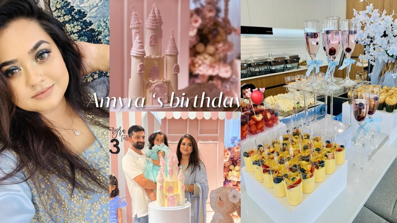 A very biggg Vlog 🫣 Amyra’s Birthday 🎈 GRWM ❤️Table setup + Food prep + Organize and everything😁