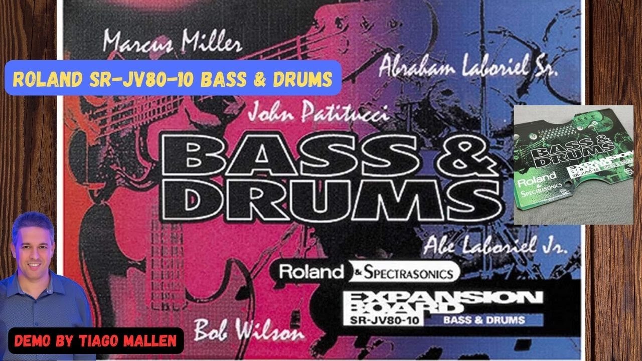 ROLAND SR-JV80-10  BASS E DRUMS   (FACTORY SOUNDS) by TIAGO MALLEN #roland #tecladista #music