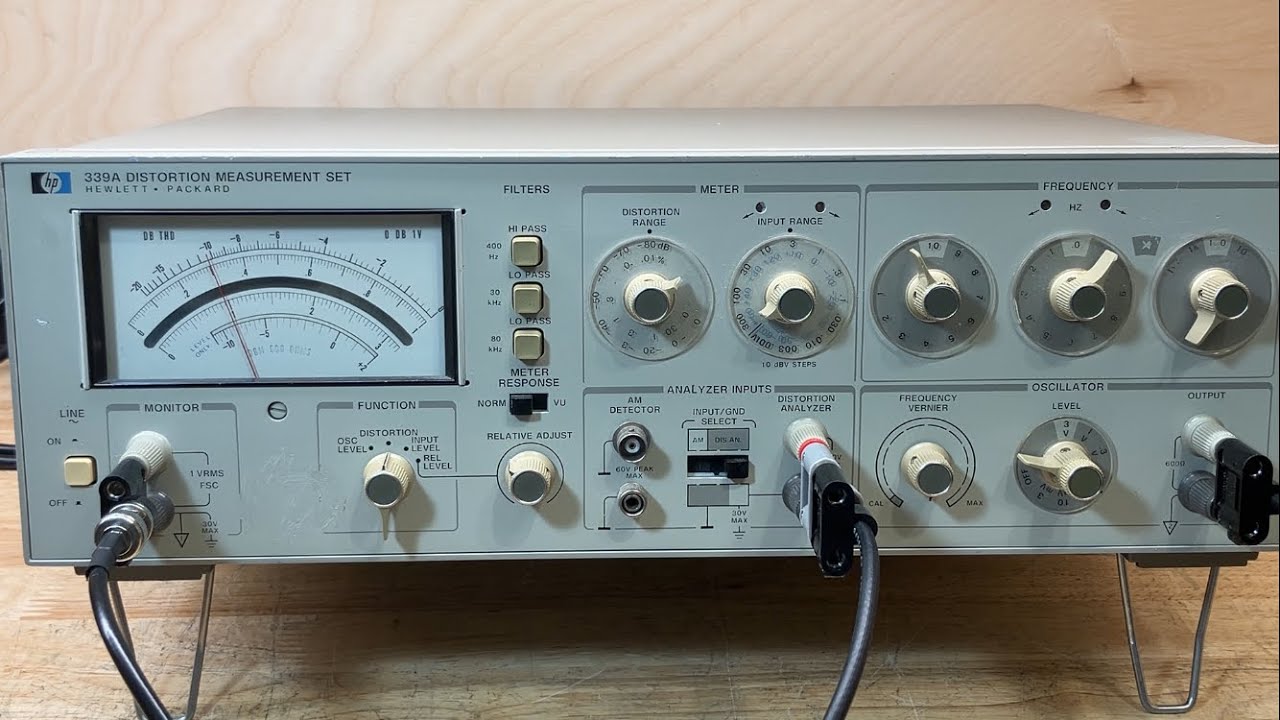 HP 339A Distortion Measurement Set Part 3