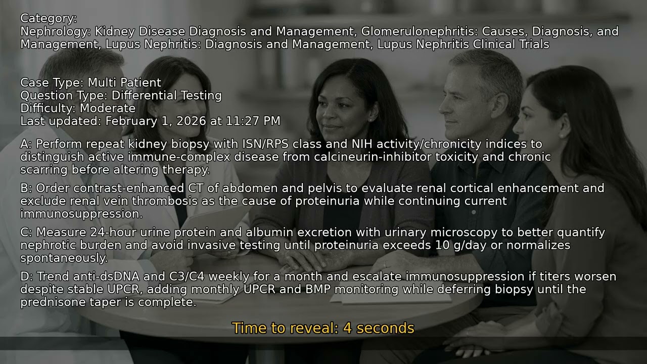 Lupus Nephritis Clinical Trials, Lupus Nephritis: Diagnosis and Management, Glomerulonephritis: Caus