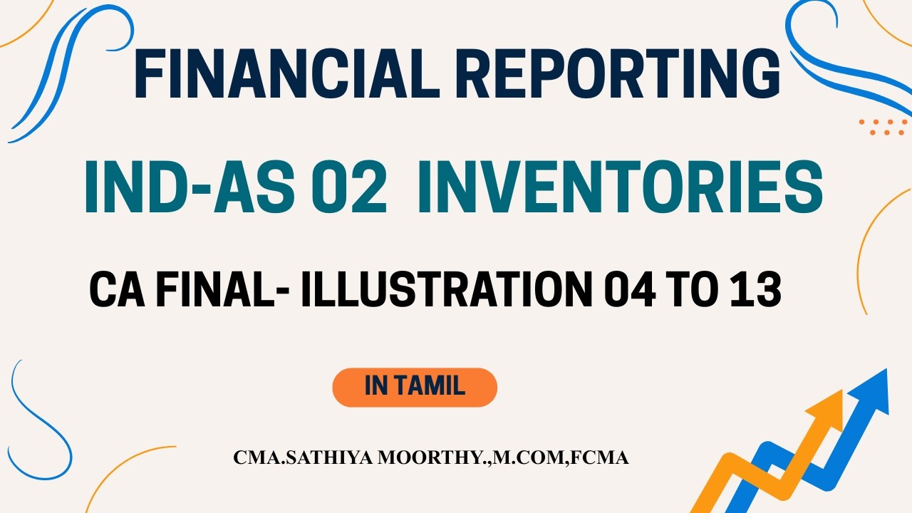 Ind AS 2 – Inventories | CA Final | Tamil Explanation/ CA BOOK  illustration 4 to ill 13