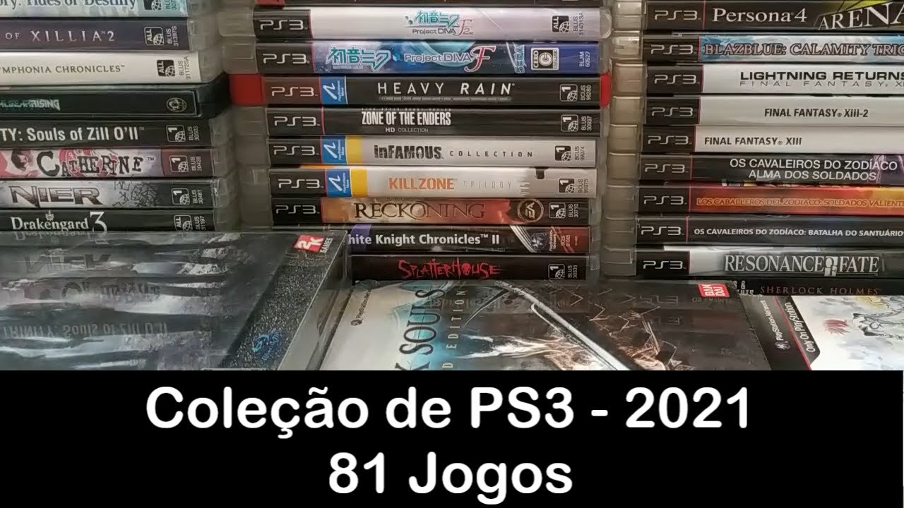 Coleção De Playstation 3 - PS3 - 81 Jogos Mídia Física