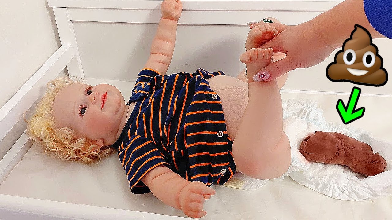 Reborn Baby Boy Exploding Diaper Change Videos