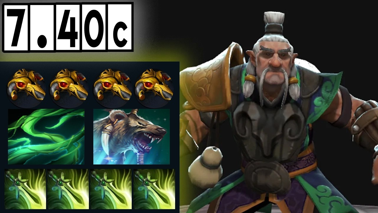 Lone Druid - On Hard Line! [Full Match Gameplay Dota 2] 7.40c