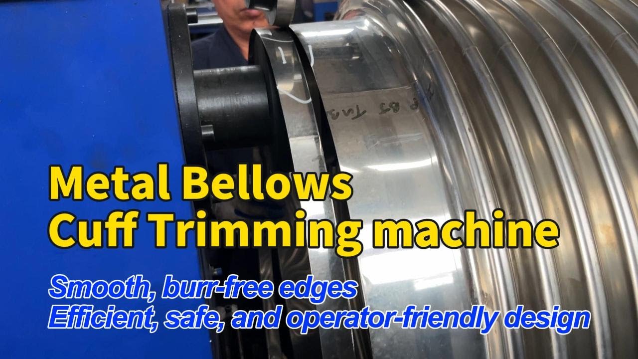 Metal Bellows Cuff Trimmer for smooth, burr-free edges