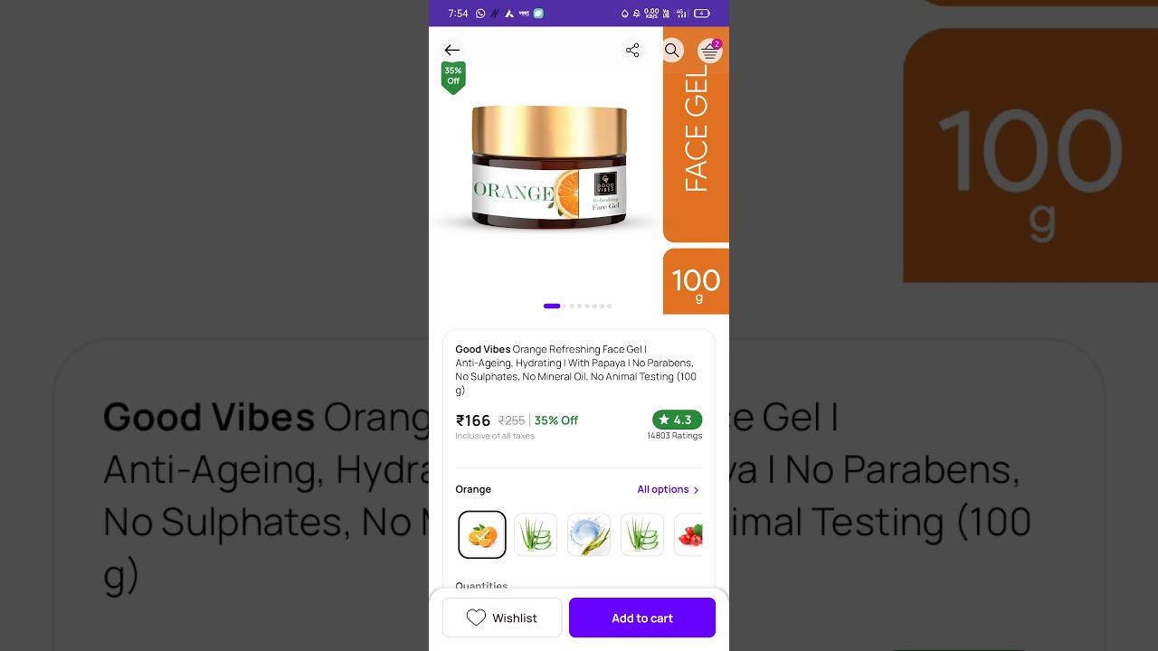 Goodvibes orange refreshing face gel#review#summer#youtubeshorts#shorts#shortsfeed#skincare#viral💜💜