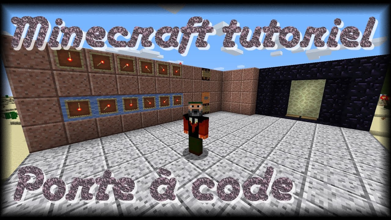[TUTO] Minecraft 1.8 | Porte à code item frame