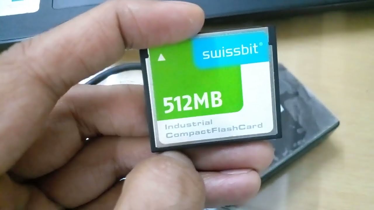 B & R PLC Program Download by Memory Card