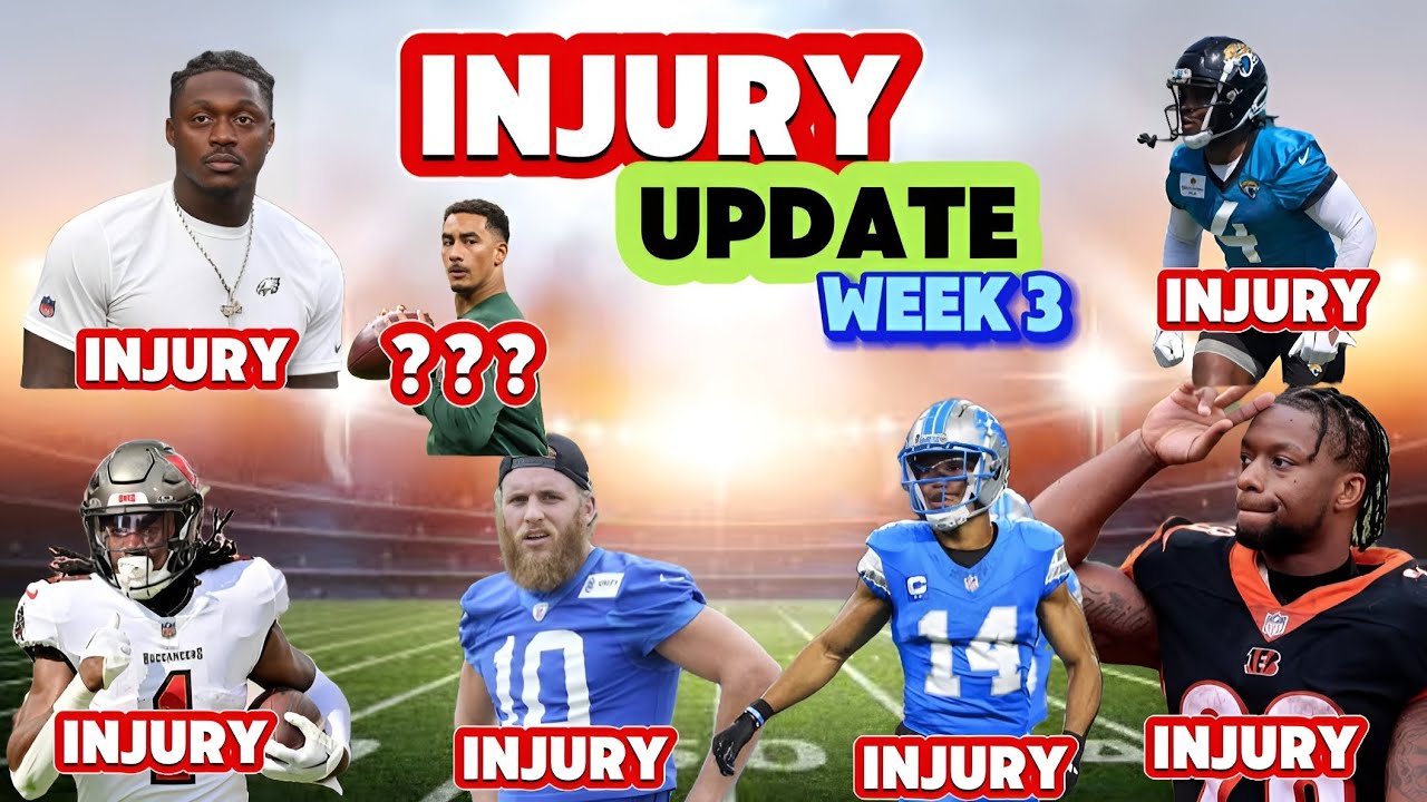 nfl injury report week and nfl injury list