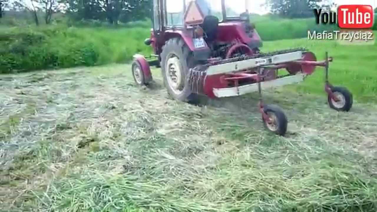 Przewracanie siana 2015 Ursus c-330m