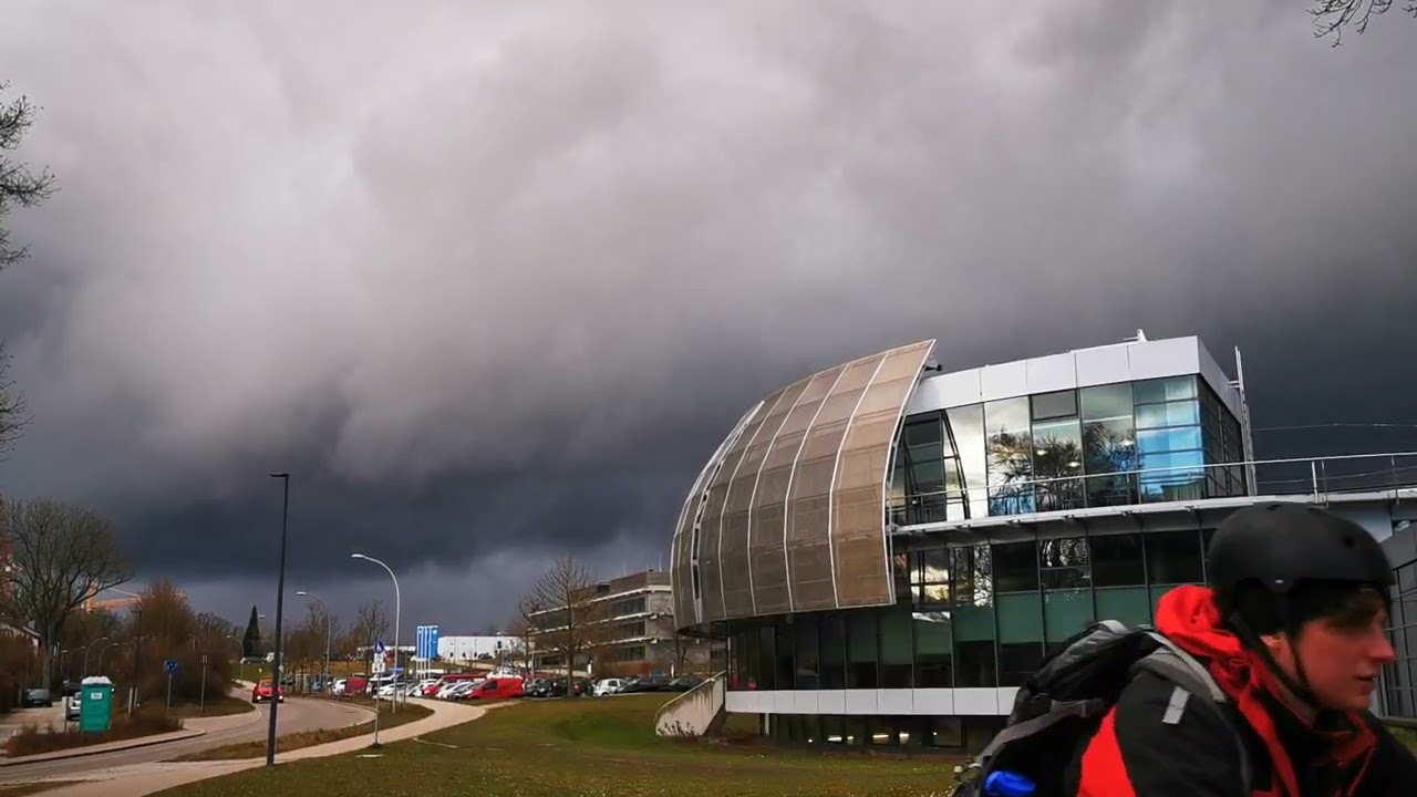 TUM Weihenstephen Freising Bibliothek amazing cloudy view