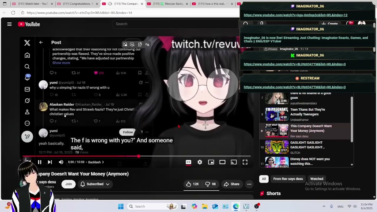 Never Betray your OG VTubers || Imaginator Reacts EN