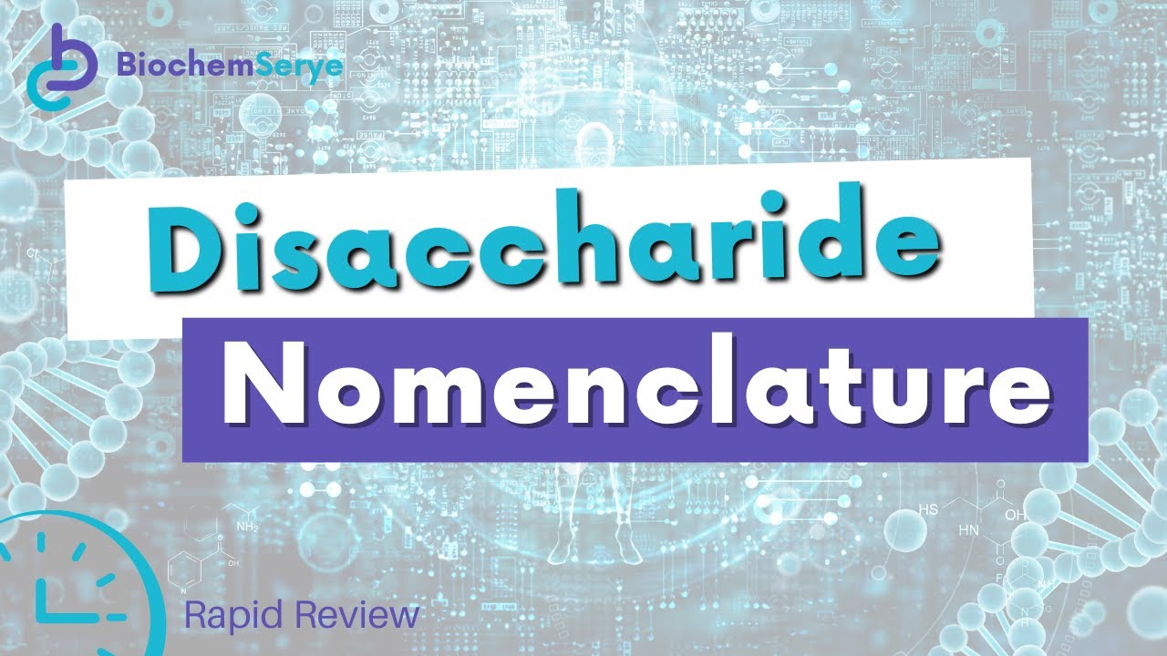 Disaccharide Nomenclature Made Easy - Biochemistry