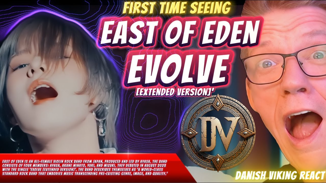 East Of Eden Evolve Extended Version first Reaction ! #reaction #eastofeden #musicreactions #jrock