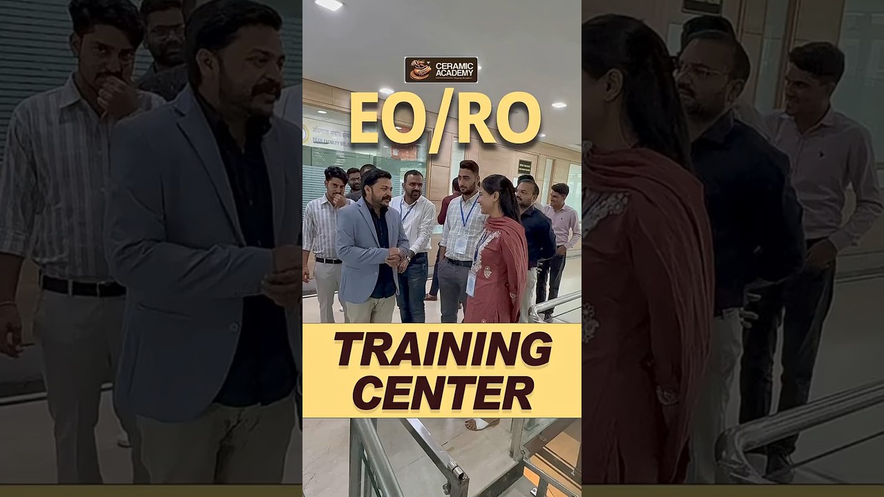 EO/RO Training Center कैसा होता है ? | Ceramic Academy | Vikas Gupta Sir