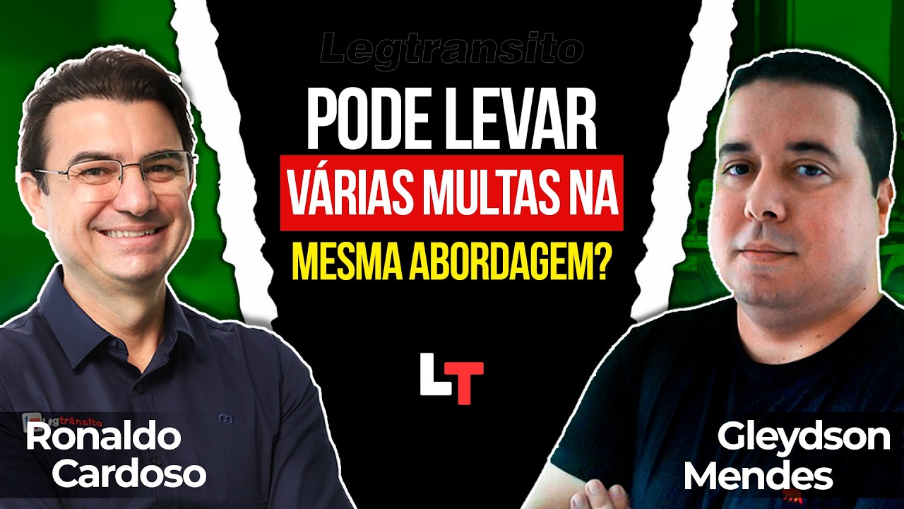 Pode Levar Mais de Uma MULTA na Mesma ABORDAGEM?! #legtransito #ronaldocardoso