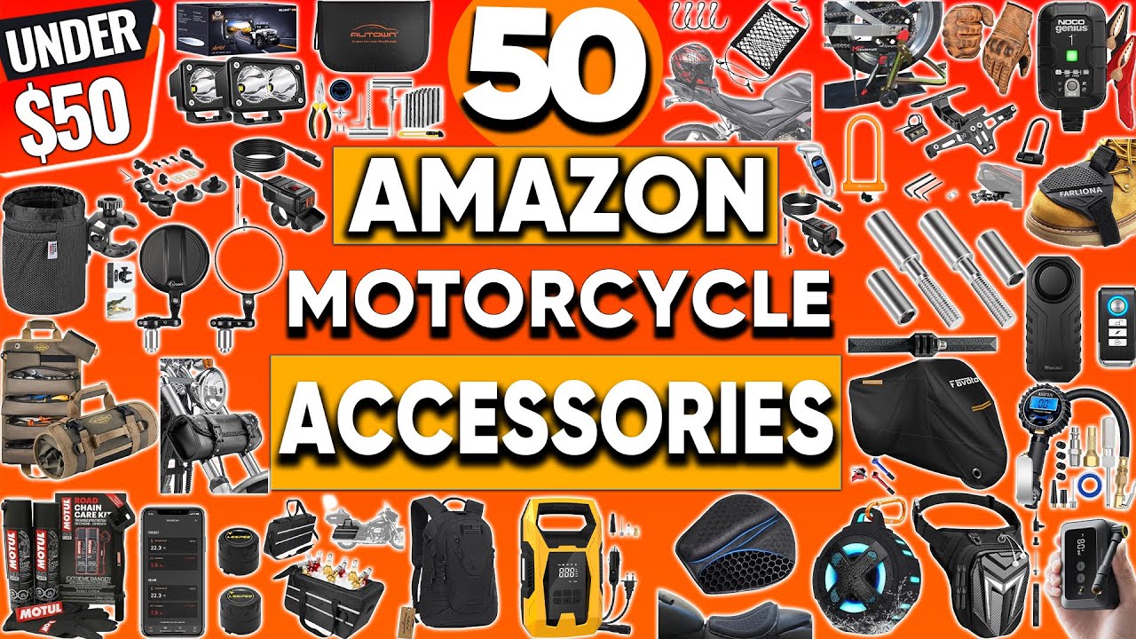 50 Motorcycle Accessories Under 50$ On Amazon