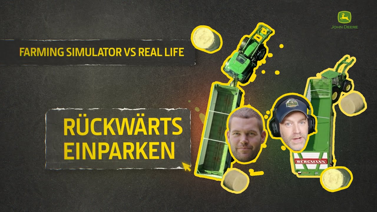 Wer wird Parkkönig? Farming Simulator vs. real life mit @TheFarmSimGuy und @Einfach Bauer