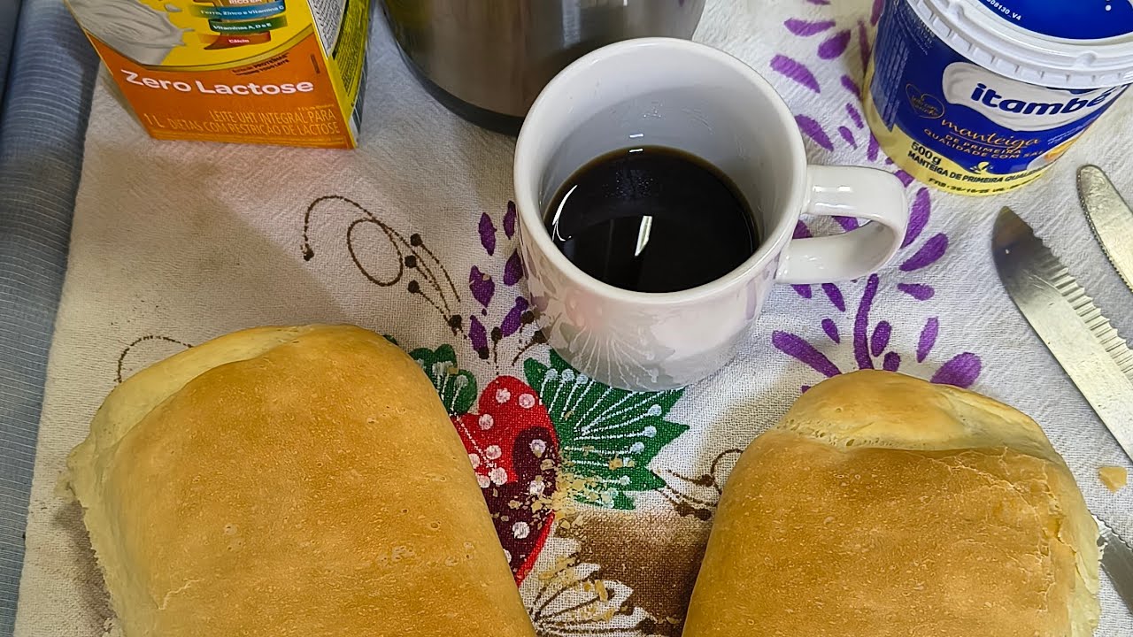 Pão caseiro: 1 passo