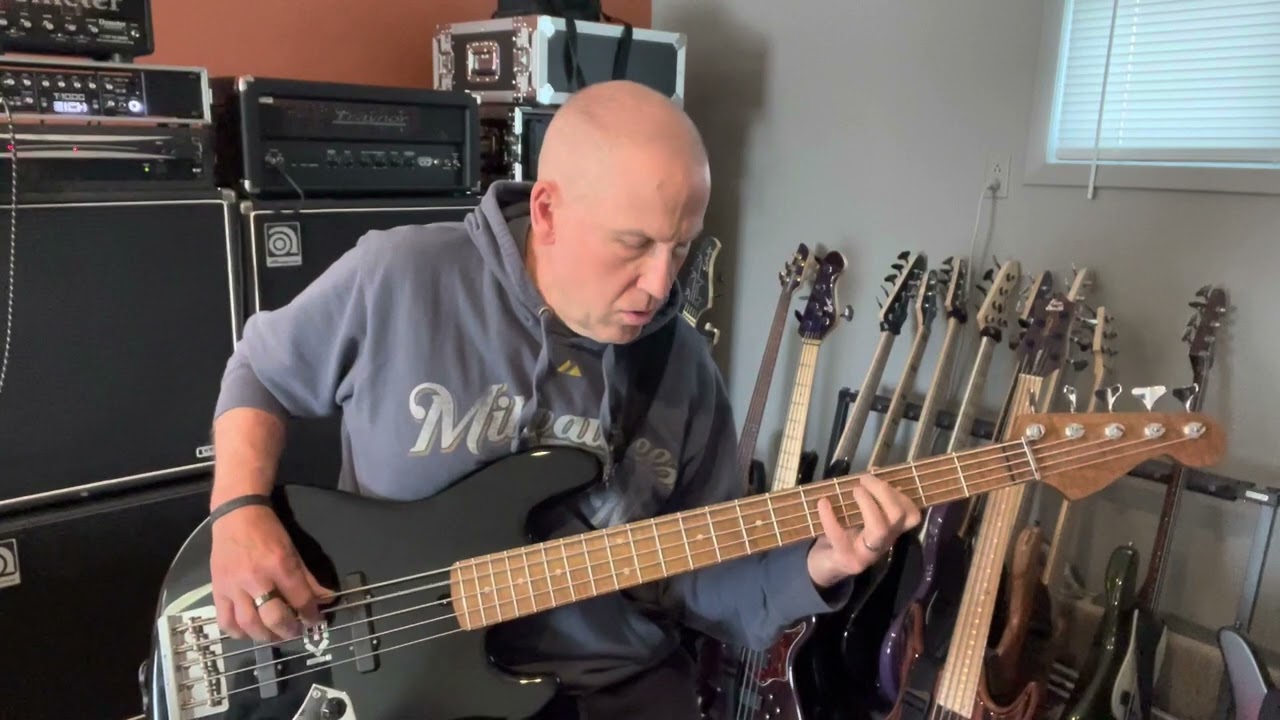 Warmoth Custom 5 String Jazz Bass (2021) - Black