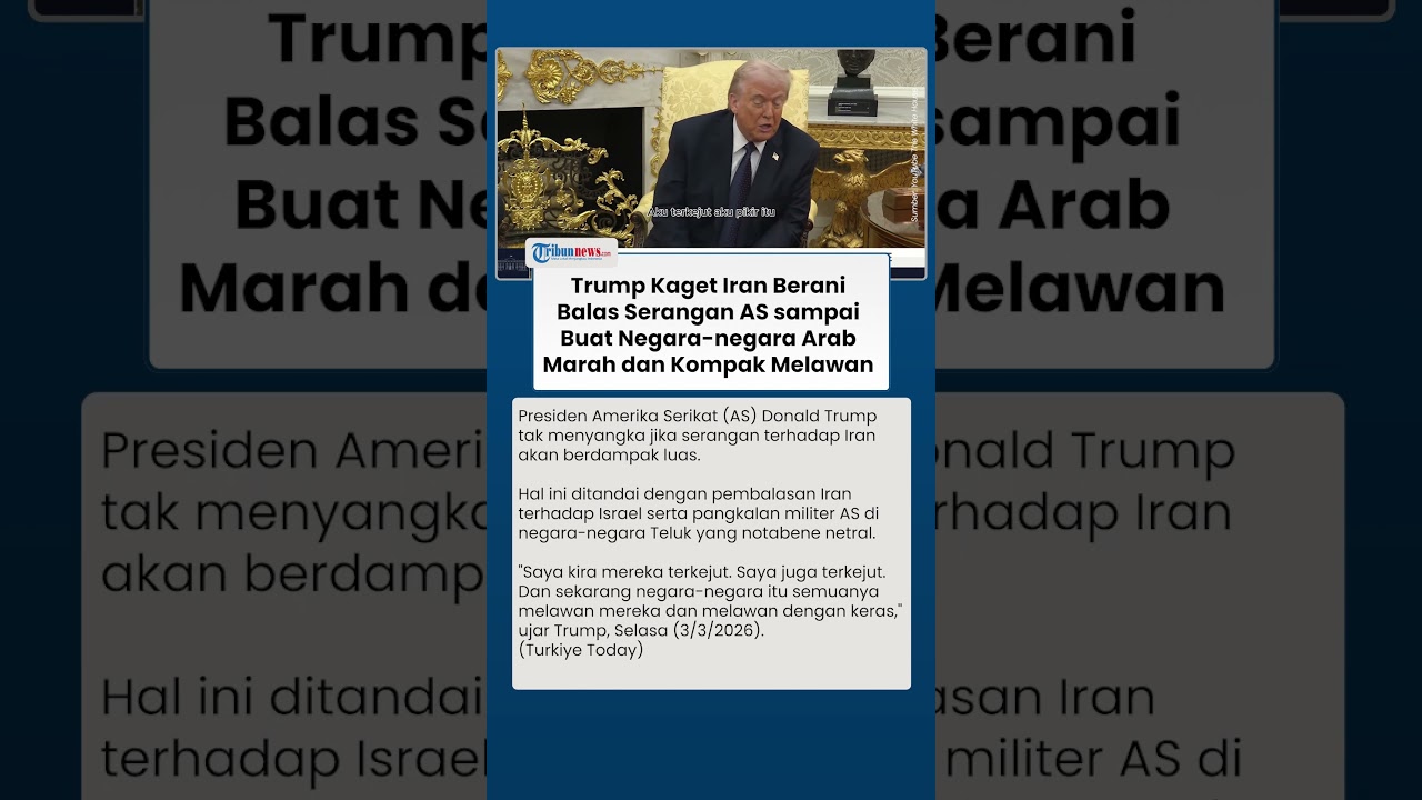 Tak Sangka Perang Meluas, Trump Kaget Iran Berani Balas Serangan AS hingga Buat Negara Arab Marah