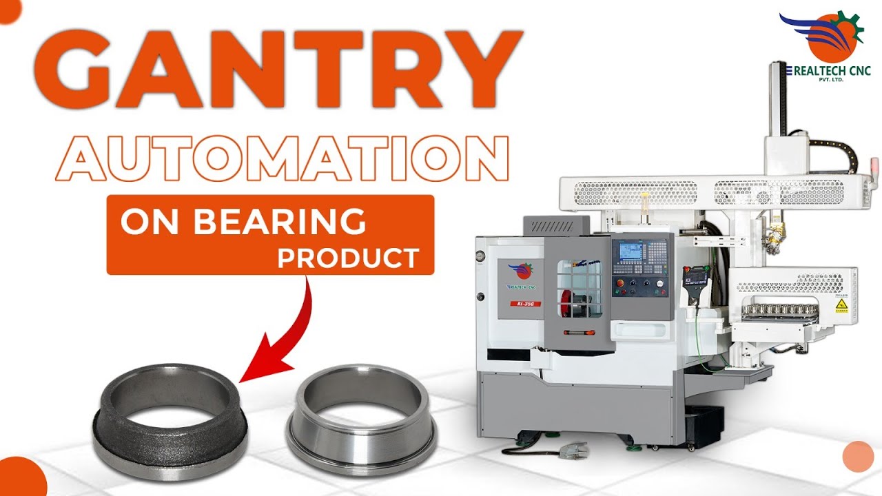 CNC Gantry Machine Full Automation With Bearing Product VD - 427 #CNC #realtechcnc