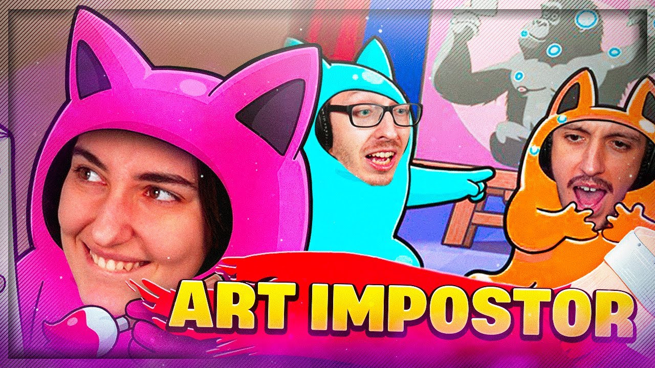 Riusciresti a trovare L'IMPOSTORE? | Art Impostor - Amiketty (ITA) con @KokeshiKaren e la gang