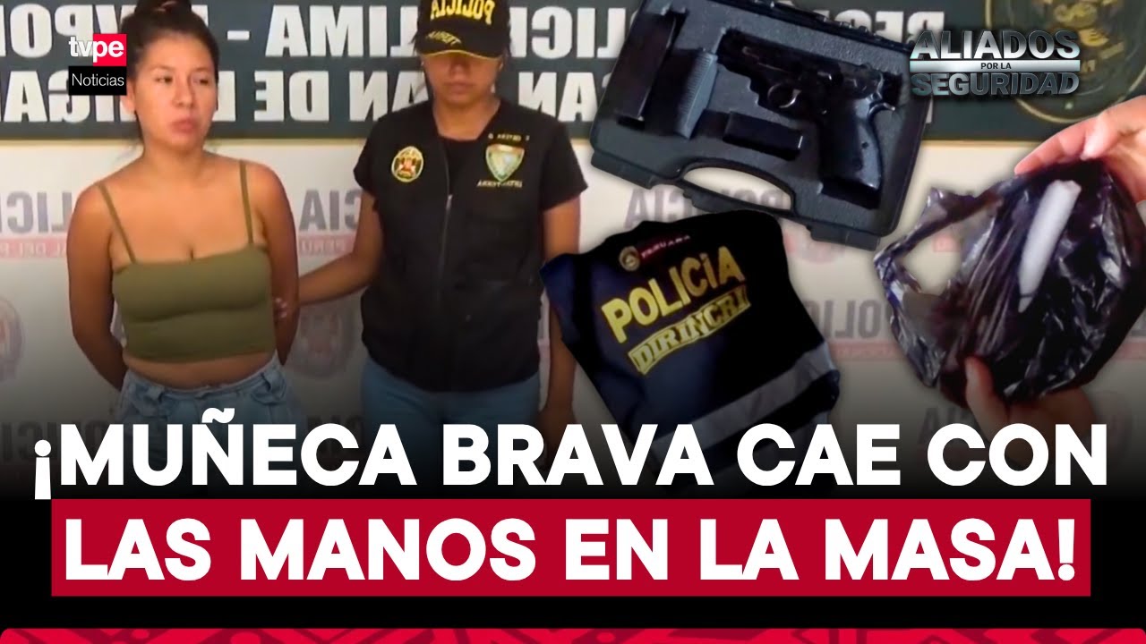 Tenía un arma, explosivo y chaleco policial en casa, pero lo negó todo: así cayó Muñeca Brava en SJL