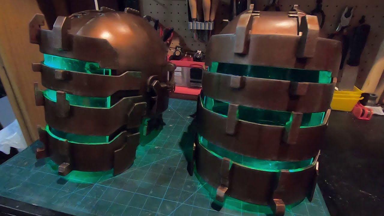 Making a 3d Printed Dead Space Helmet! (speedrun)