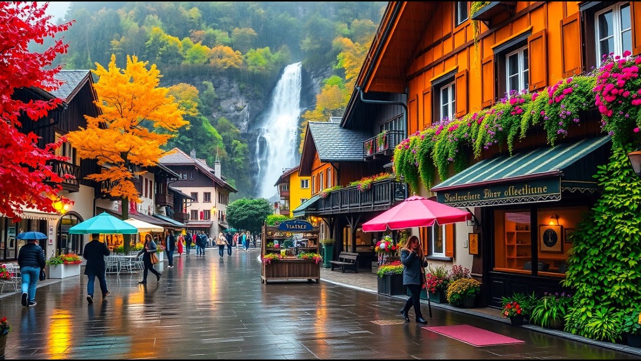 Autumn Has Arrived in Lauterbrunnen 🍂🇨🇭 Switzerland's Most Beautiful Valley