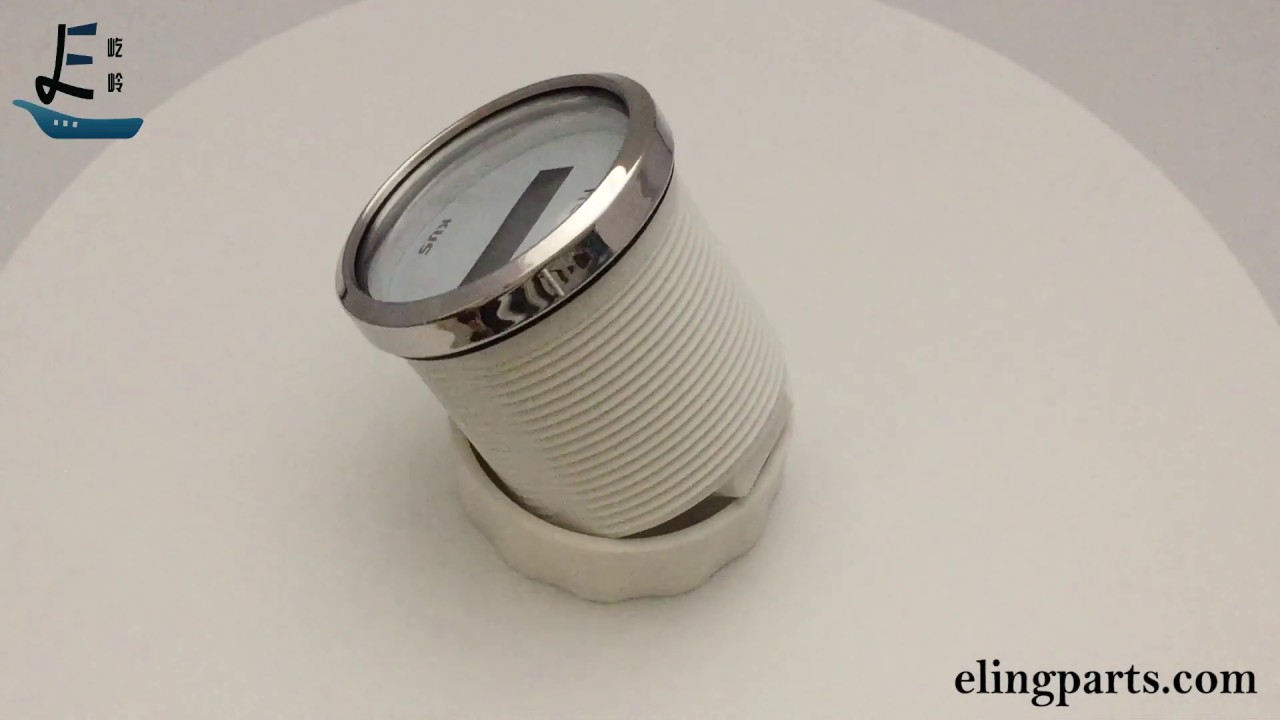 KUS Universal 52mm(2") Hourmeter For Auto/Boat/Truck