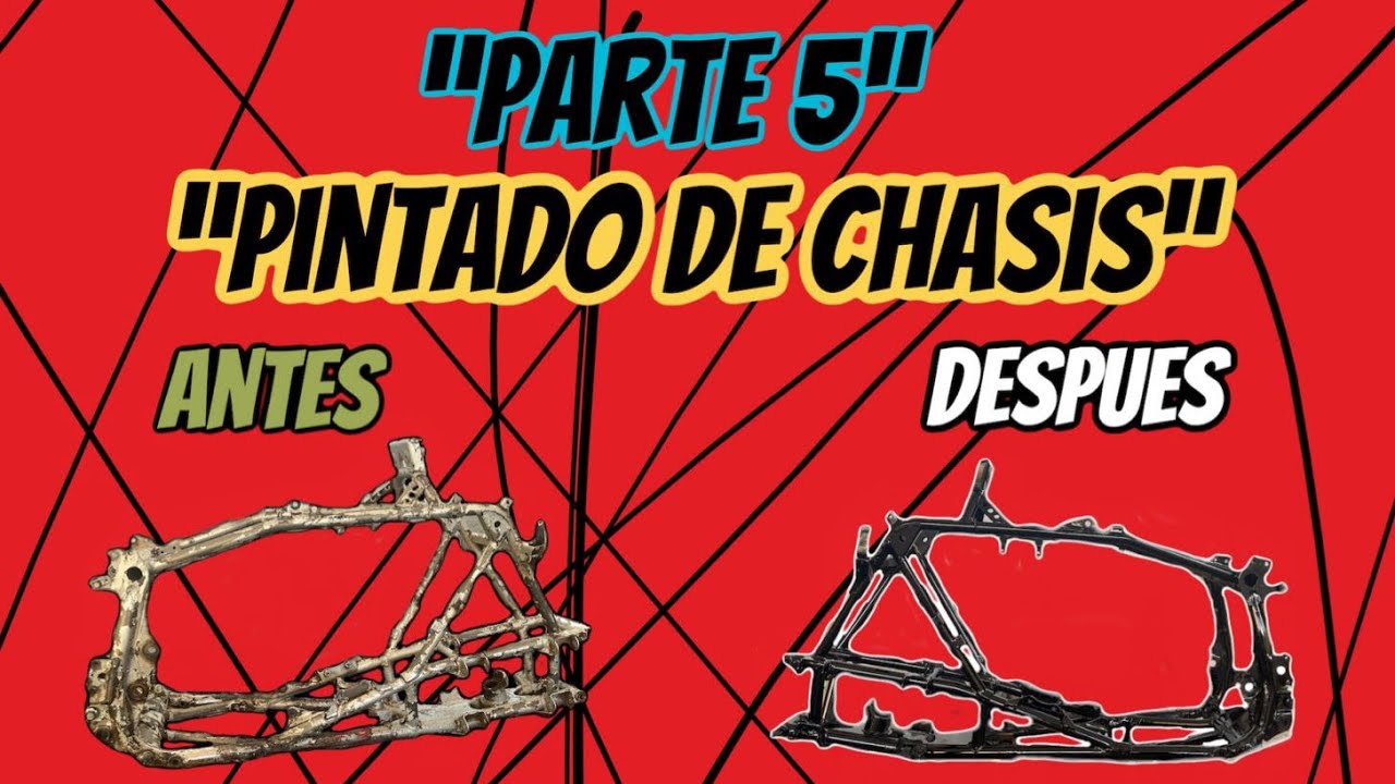 Proyecto trx400 #parte5 “LA COLORADA”  pintado de chasis. ||como pintar chasis de cuatrimoto|| #atv